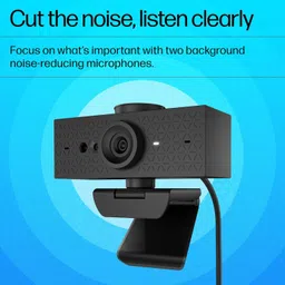 HP 620 FHD Webcam, Wired USB 3.0 Type-A, FHD 1080p, 2 x Noise-reducing mics, Auto Focus and Zoom, 360° Swivel, Adjustable Field of View, Zoom Certified, 1-Year Limited Warranty, Black, 6Y7L2AA image 5