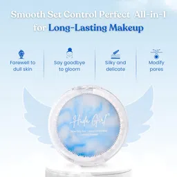 HUDA GIRL Blue Sky & Cloud Instant Oil Control Gel Compact Powder for Oily Skin - Mattifying, Poreless Finish - 2in1 Primer & Oil Control Compact Powder, Long-Lasting Compact for Women image 4