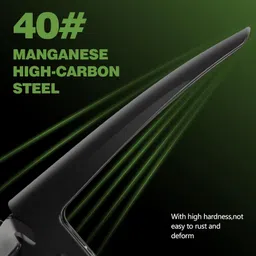 BEHANDY 18.5" Folding Shovel, Collapsible Shovel for Car Snow, Camping Shovel and Pickax, Military Entrenching Tool for Gardening, Camping, Sand, Off Road, Portable Car Emergency kit image 3