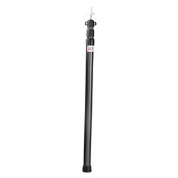 THE STYLE SUTRA® Tent Poles for Tarp Aluminum Alloy Awning Poles for Garden Tarpaulin Outdoor Black 2.35m | Tent & Canopy Accessories image 5