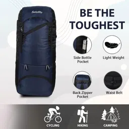 satellite 50L Travel Backpack for Outdoor Sport Camp Hiking Trekking Bag Camping Rucksack image 3