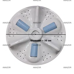 Amazor Pulsator Compatible for Samsung Topload Washing Machine 6 & 6.5kg (HEXA STORM 35 CM) image 3
