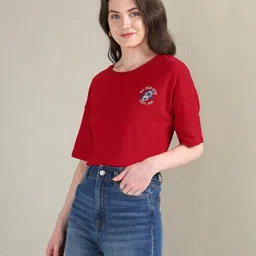u.s. polo assn. Women's Floral Regular Fit T-Shirt image 5