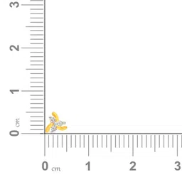 malabar gold & diamonds Yellow Gold Nose Pin for Women 22 k | 22k BIS Hallmark (916) Nose Stud for Women and Girls with Piercing image 4