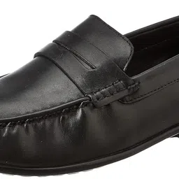 red chief Black Formal Loafers Shoe for Men (RC3749 001) image 1