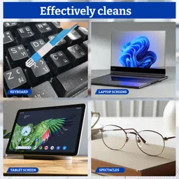 klenzmo Gadget Cleaning Kit, 3-in-1 with Screen Cleaner, Brush, Premium Microfibre Cloth image 3