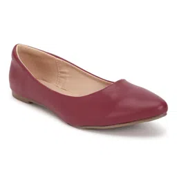 allen solly Women Maroon Casual Ballerinas image 1
