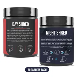 day shred & Night Shred | Support Weight Management For Men Women | Metabolic Support | 120 Tab image 2