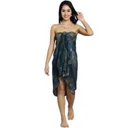 claura Abstract Printed Swimwear Cover Up Kaftan Dress image 1