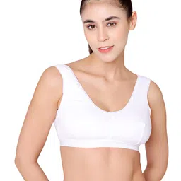 bodycare Women's Cotton & Spandex Non-Padded Non-Wired Sports Bra (Pack of 2) image 2