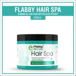 flabby skin care Flabby Hair Spa for Dry & Damaged Hairs | Rich in Shea butter & Almond | Soft & Smooth Hairs | For Men & Women | 400ML. image 4