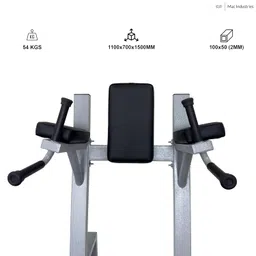 mac industries MAC - 6018 - Dip Station With Vertical Knee Raise for Home & Commercial Purposes (Heavy Duty) image 5