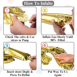 Mystic Toy Store 2nd Car Theme Balloons for Birthday Decoration Kit Red Black 2 year Baby Boys Girls Kids 5 Pcs Lightning Macqueen Theme Foil Balloons Decoration Set Items 2 Pcs Red Star image 3