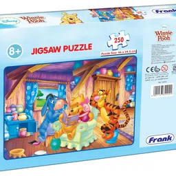 Frank Disney Winnie The Pooh Jigsaw Puzzle (250 Pieces) for Kids Above 8+ Years - Fun & Challenging Brain Booster Games | Educational Puzzle for Focus and Memory -34402 image 5