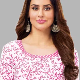 miraan Cotton Printed Readymade Salwar Suit For Women (MIRAANSANRAN2163) image 3