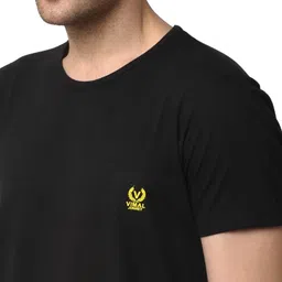 mack jonney Cotton Blend Night Suit Co-ord Pajama Set for Men with Round Neck Half Sleeve T-Shirt and Track Pant-VJ-MNS-TTP-GROUP9 image 5