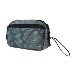 mike bags Mike Multipurpose Pouch Designer Pencil Pouch Stationary Accessories Holder Toiletry Pouch with Zipper (CAMO BLACK)/20x13x5 cms pouch/cosmetic pouch image 2