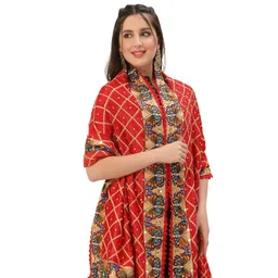 pashtush Womens Dupatta with Embroidered Buttlerflies image 5
