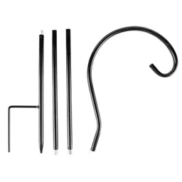 Enakshi (LABEL) Creations Wrought Iron Shepherd Hook Bird Feeder Bracket for Outside Yards Wind Chimes AHome & Garden|Yard, Garden & Outdoor Living|Gardening Supplies|Plant Care, Soil image 1