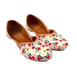 Babbotty Rajsthani Juttis Mojari for Women & Girls (Multicolor) image 5