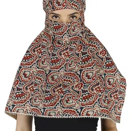 Scarf Bandana Face Cover Cotton Mask For Women and Girls Sun Smoke Dust pollution Protection Bike Automobile Under Helmet Cover Heaf Wrap image 3