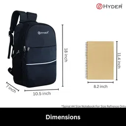 hyder WT 25L Multipurpose Backpack For Men,Women, Boys And Girls Bags for College, School, Travel, Office and Daily Use - Durable, Comfortable, and Stylish Bag/Backpacks image 5