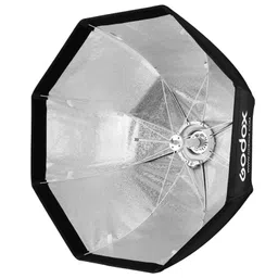 Godox SB-GUE80 80cm / 32 Inch Portable Octagon Honeycomb Grid Umbrella Speedlite Softbox with Bowens Mount image 2