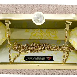 ailtino Handicraft Beautiful Bling Box womens Clutch Bag Purse For Bridal, Casual, Party, Wedding image 4