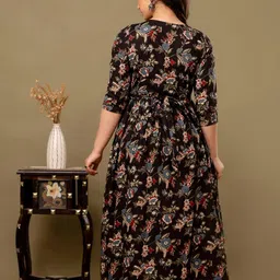 murli kurti Women's Maternity Rayon Printed Kurti with Zippers Maternity Dresses for Women Feeding Dresses for Women Maternity Gown Kurti image 2