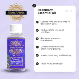 Exotic Aromas Hair Oil (Rosemary Essential Oil) image 4