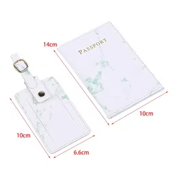 the style sutra Passport Cover and Luggage Tag Set Travel for Unisex Registration Plate Green | Travel Accessories | Luggage Equipment image 3