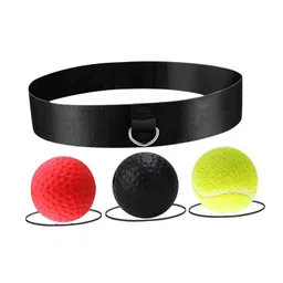 UJEAVETTE Boxing Reflex Ball Headband Set Workout Boxing Gear Exercise MMA React Balls image 1