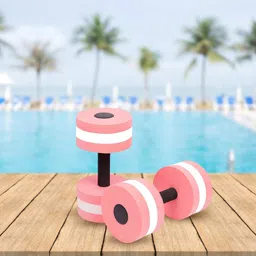 F FABOBJECTS® Water Weights | Water Aerobic Exercise Foam Dumbbell | Portable Aquatic Dumbells Aquatic Dumbbell Pool Barbells For image 2