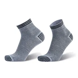 anchor Ankle Length Cotton Socks For Men - Pack of 3 (Multicoloured) image 3