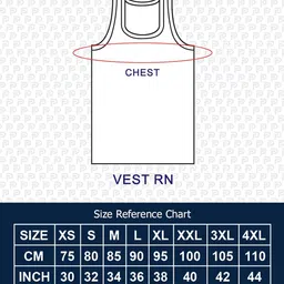 lux parker Men's Round Neck Sleeveless Cotton Vest with Extended Length for Easy | Sando for Men image 2