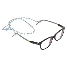 av fashion india Blue Pearls & Beads Adjustable Unisex Eyeglass Chain Spectacle Cord Neck Strap String Chain Link Holder 74 cms Multi colour for Women Men and Girl Adjustable Unisex Eyeglass Chain image 1
