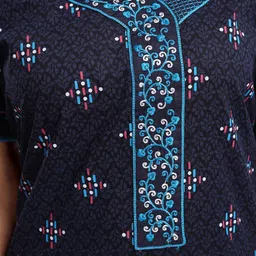 trundz Printed Pure Cotton Nighty(10323) image 5