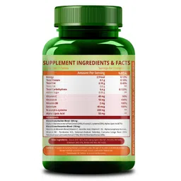 Vlado’s Himalayan Organics Glutathione Builder With Vitamin C,E,B6 & Curcumin Alpha Lipoic Acid, Antioxidant Support for Anti-Ageing,Youthful & Brightening Skin -60 Veg Tablets x Pack of 2 image 3