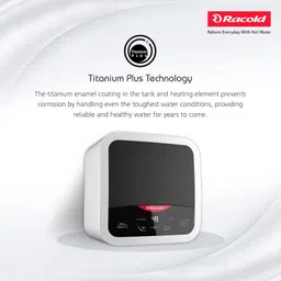 Racold Omnis DG 10L Vertical 5 Star Storage Water Heater (Geyser) Black | Digital Display | Touch Control | Auto Diagnosis | Suitable for High Rise Buildings | Free Standard Installation & Pipes image 4