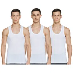 dixcy scott originals Men's Solid Regular (DSO-CLASZ Vest RN-P3_White M) image 1