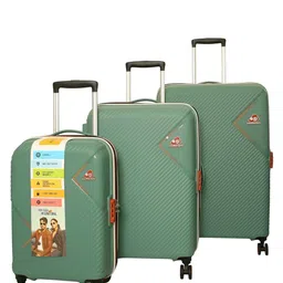 american tourister Kamiliant 3 Pc Set 55 Cms, 68 Cms & 79 Cms Small, Medium & Large Set of Hard Sided 4 Wheels Spinner Trolley Bags (Slate Grey) image 1