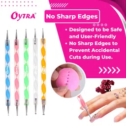 Oytra 13 Piece Mandala and Acrylic Dotting Tool Set Embossing Stylus for Pottery Ceramic and Polymer Clay (Multicolour) image 3
