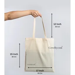 cewbycon Eco-Friendly Reusable Tote Bag | Fashionable, Made in India | Your Stylish Shopping Companion! image 2