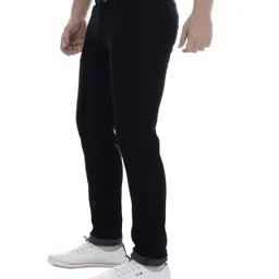 ben martin Men's Regular Fit Stylish Stretchable 36 Size Black Casusal Denim Jeans Pant for Men, JJ3-9 image 3