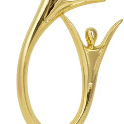 TROPHY JUNCTION Metallic Fiber Trophy (Gold, 11 Inch) image 2