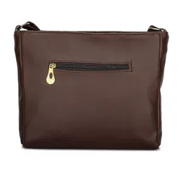 glossy Girls' Sling Bag . (uf777088_Brown) image 4