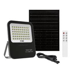 Homehop Solar Light Outdoor Home Waterproof 300 Watt Flood Lamp for Garden, Patio, Porch, Balcony, Courtyard and Street Automatic with Remote(3.2V/20000mAh) image 1
