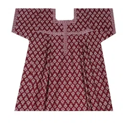 Buldev Cotton Nighty for Women's Full Ankle Length with Pocket Free Size XL to 10xl Plus Size Nighties image 2