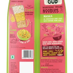 WickedGud Masala Noodles (207gm x 2) No Maida | No Oil | No MSG | High Protein | High Fibre | Cholesterol Free image 2