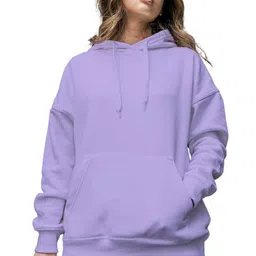 Arispo Women's Plain Fleece Hoodies, Sweatshirt, Winter Sweater Hoodie for Women & Girls image 2